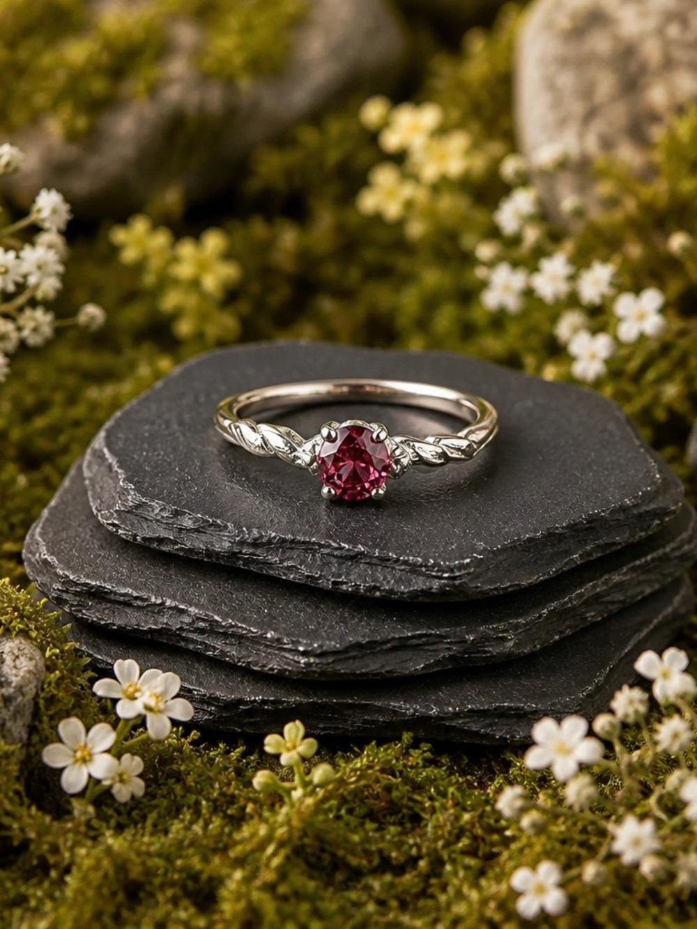 NEW! Rhodolite Ring - Picture 8 of 15